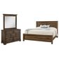 Viceray Collections Cool Rustic 3-Piece King Plank Bedroom Set in Mink, , large