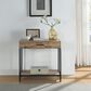 OSP Home Quinton 1-Drawer End Table in Salvage Oak, , large