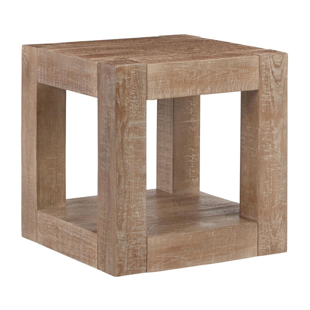 Signature Design by Ashley Waltleigh End Table in Distressed Brown, , large