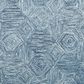 L&R Resources Aurora Geometric Blue 7"9" x 9"9" Area Rug, , large