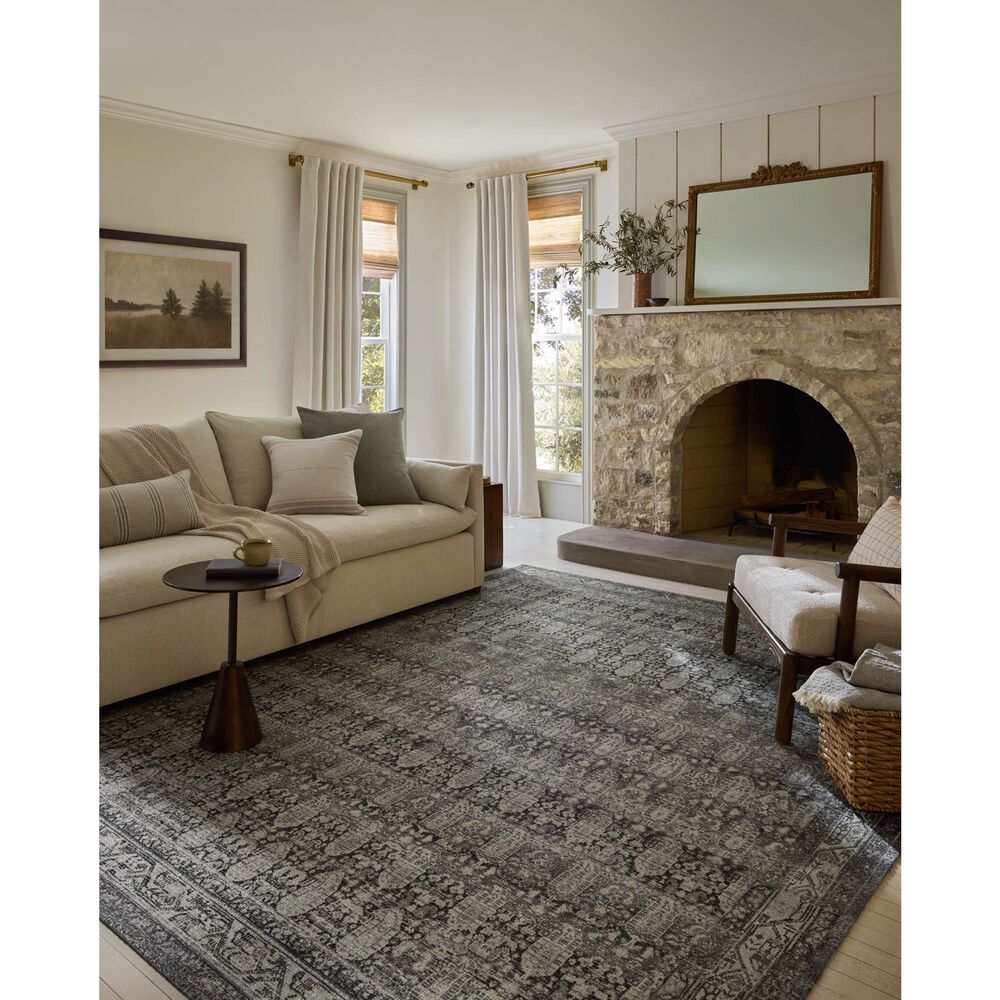 Magnolia Home Wimberly Granite and Cream 3&#39;6&quot; x 5&#39;6&quot; Area Rug, , large