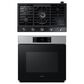 Samsung 2-Piece Kitchen Package with 30" Stainless Steel Single Wall Oven and 36" Black Stainless Steel Smart Gas Cooktop, , large