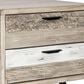 Blue River Bridges 2-Drawer Nightstand in Natural and Gray, , large