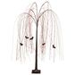 The Gerson Company 5" Willow Tree with Bats and Dual Color Lights in Black, , large
