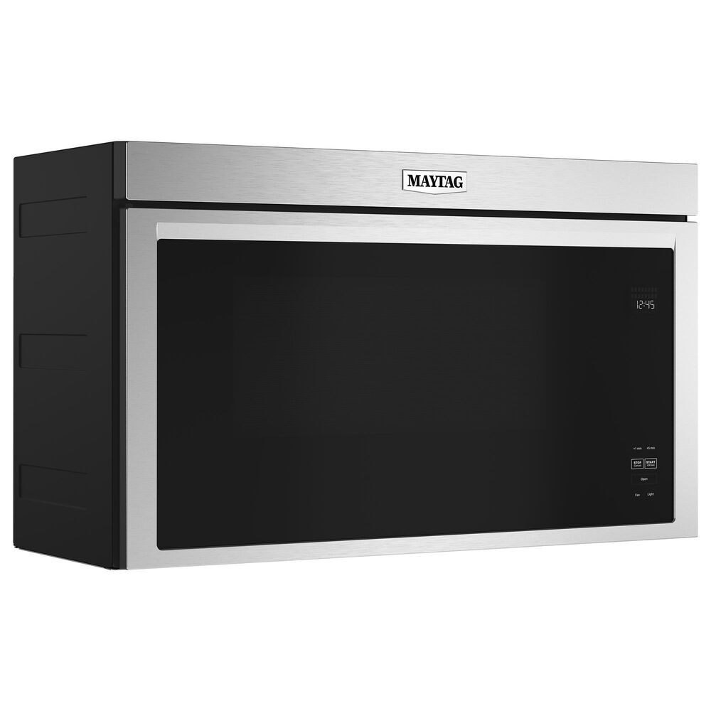 Maytag 2-Piece Kitchen Package with 30&quot; Electric Range and 1.1 Cu. Ft. Over-the-Range Microwave in Fingerprint Resistant Stainless Steel, , large