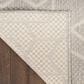 Nourison Horizon HOZ01 Grey 8" x 10" Indoor/Outdoor Area Rug, , large
