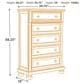Millenium Porter 5-Piece Queen Bedroom Set in Rustic Brown, , large