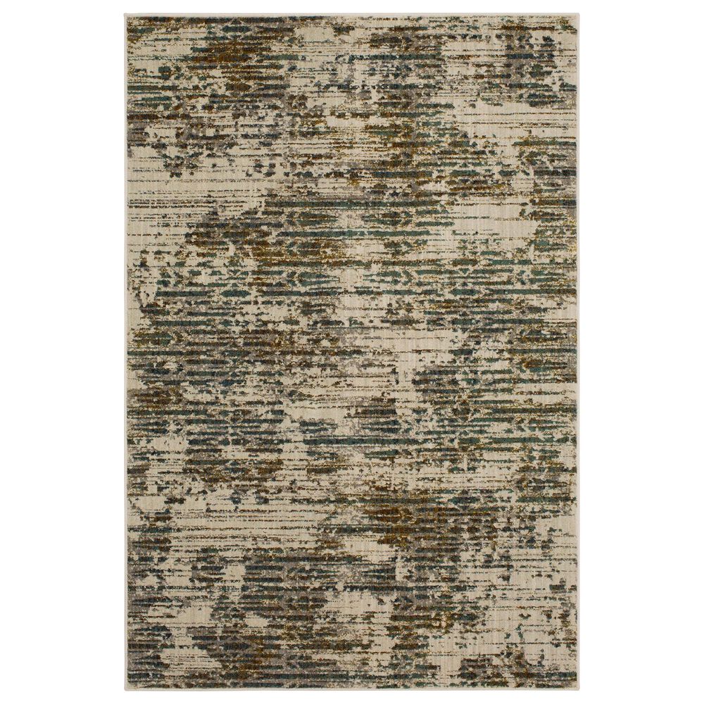 Karastan Montreal Dawson Springs 91959-50123 9'6" x 12'11" Springs Aquamarine Area Rug, , large