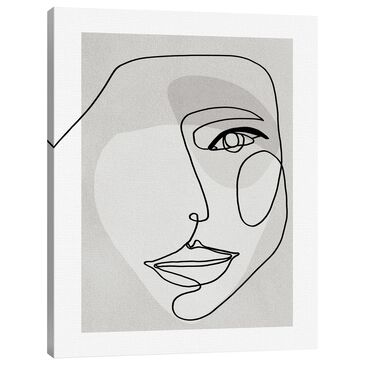 Lumaprints Face Line 3 24" x 18" Wall Art in Multicolor, , large