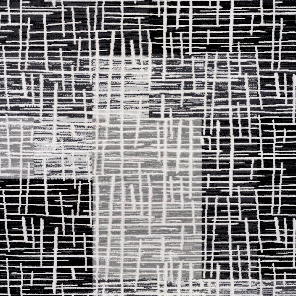 Art Carpet Abington AB3067 5&#39; x 7&#39; Gray and Black Area Rug, , large
