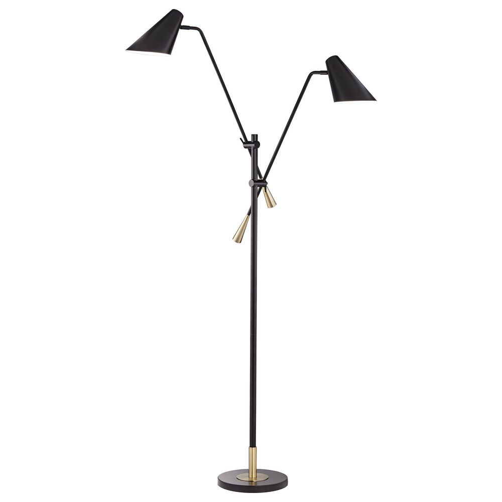 Pacific Coast Lighting Midas Floor Lamp in Black, , large