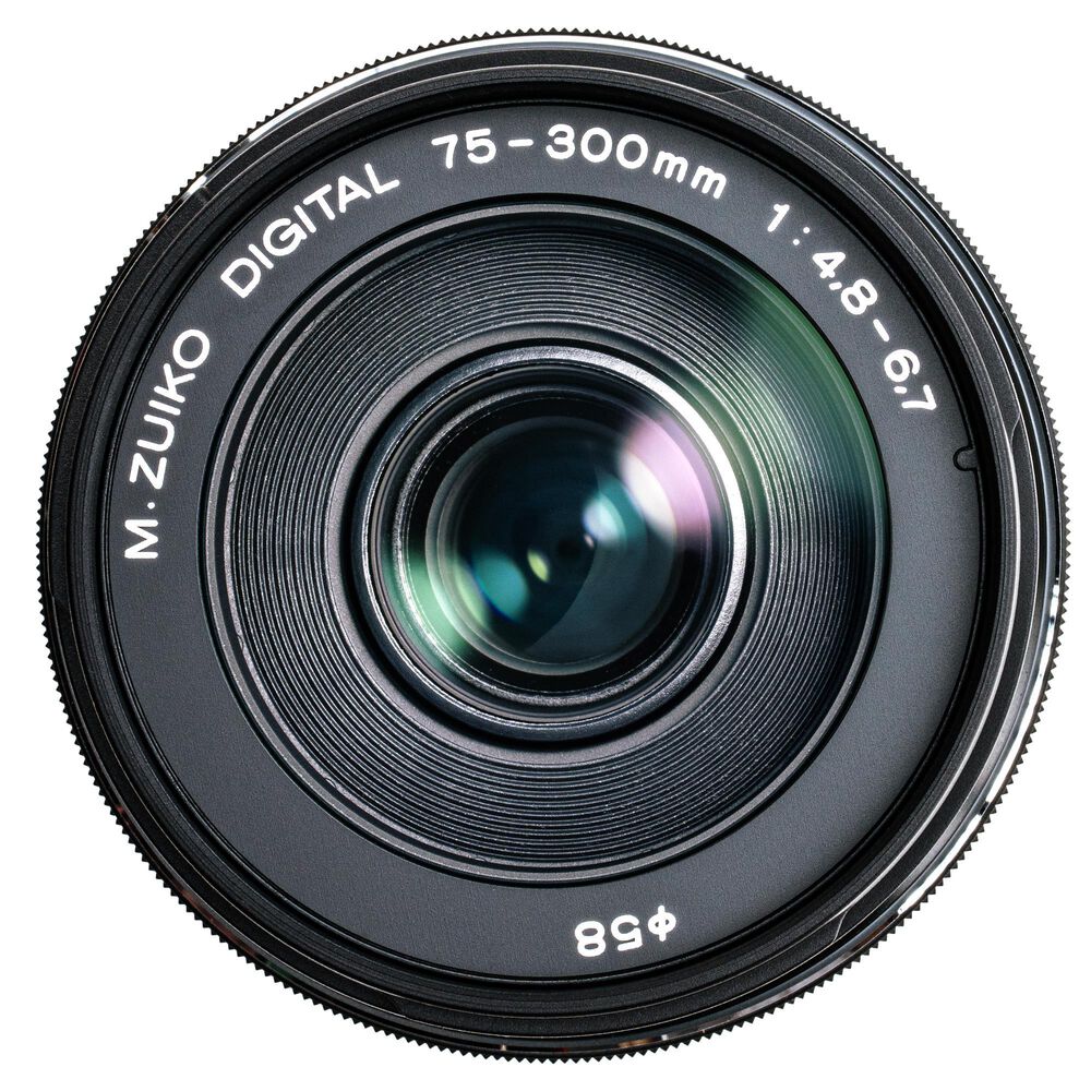 OM- System M.Zuiko Digital ED 75-300mm f/4.8-6.7 II Lens in Black, , large