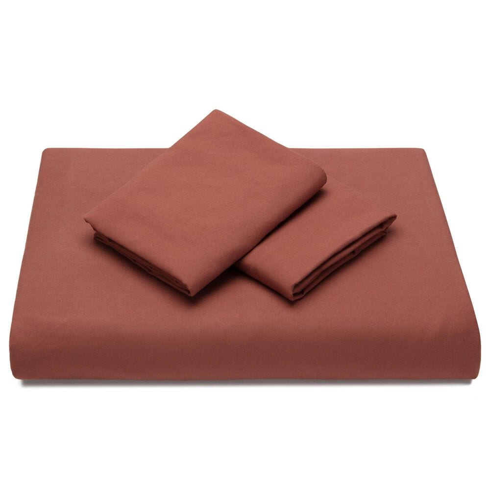 Chanasaya Home 3-Piece Queen Duvet Cover Set in Rust, , large