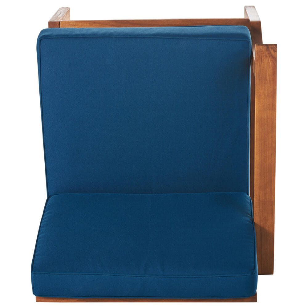 Hearth and Haven Perla 5-Piece Outdoor Sectional in Blue, , large