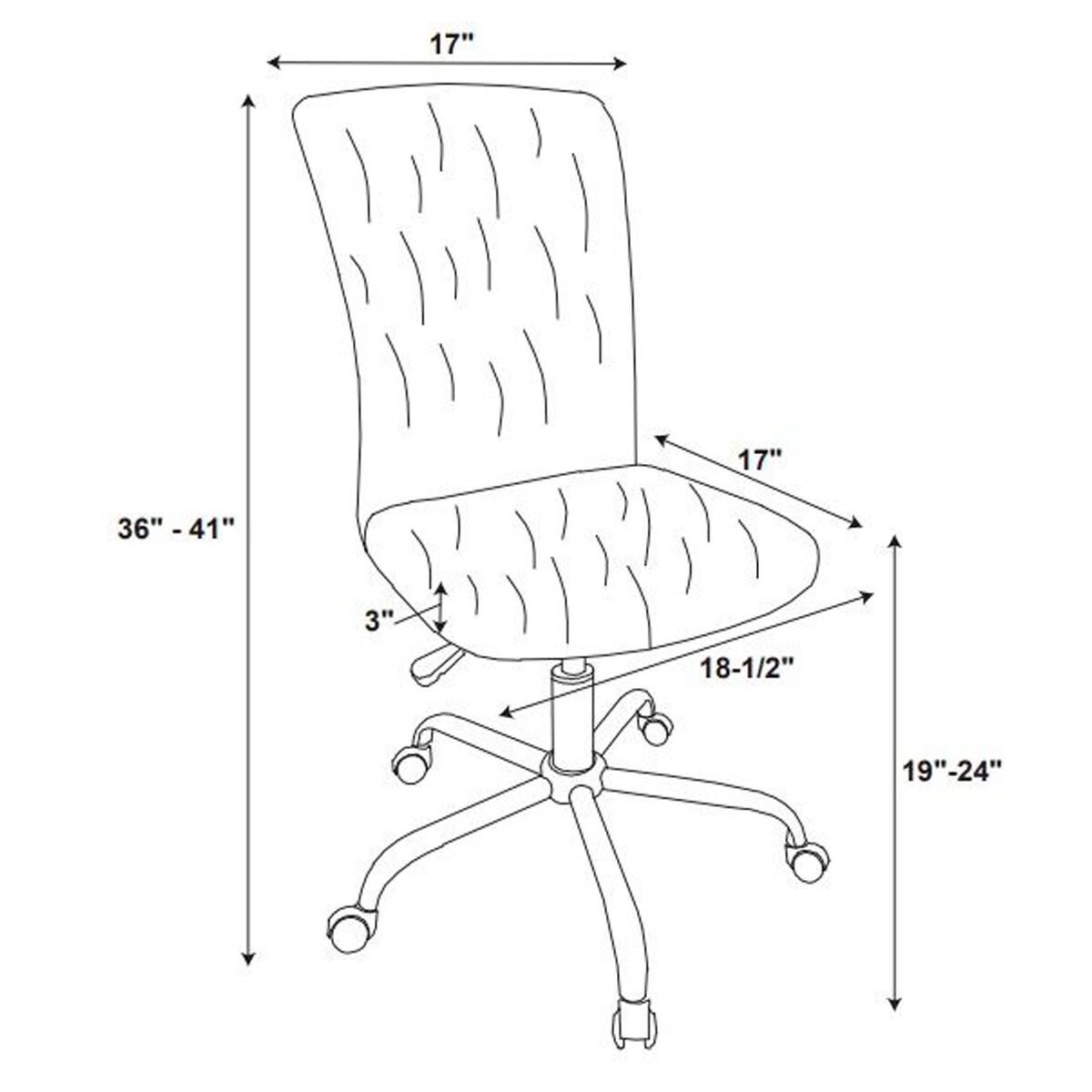 Flokati desk on sale chair