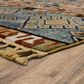 Stacy Garcia Home Rendition Zula 9"6" x 12"11" Robin"s Egg Blue, Neutral Tan, Soft Grey and Blush Pink Area Rug, , large