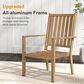 Hearth and Haven Outdoor All-Weather Aluminum Dining Chair in Gray (Set of 2), , large