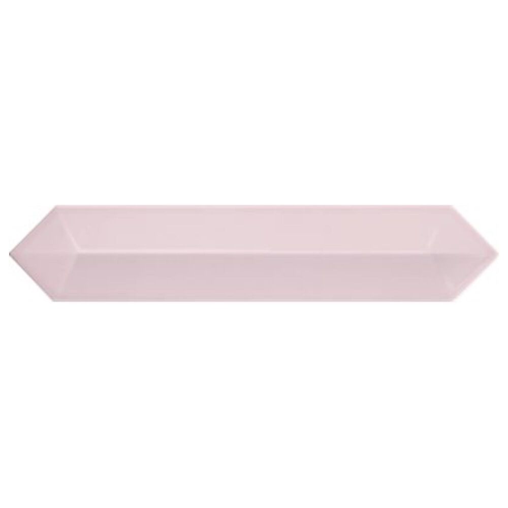 Soho Studio Clark Contour Pink 2.6" x 13" Ceramic Tile, , large