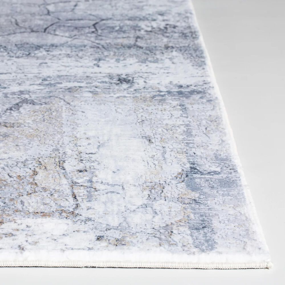 Kas Oriental Rugs Roxy Tranquility 2&#39; x 7&#39; Grey Runner, , large