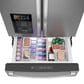 GE Profile 22.4 Cu. Ft. Smart Counter-Depth 4-Door French-Door Refrigerator with Kitchen Assistant in Fingerprint Resistant Stainless Steel, , large
