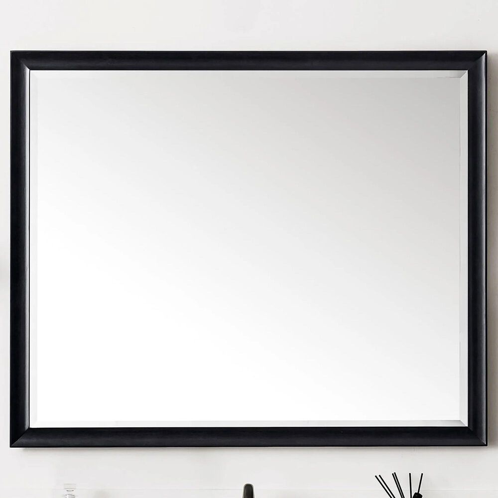 James Martin Vanities Glenbrooke 48" Rectangular Mirror in Black Onyx, , large