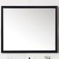 James Martin Vanities Glenbrooke 48" Rectangular Mirror in Black Onyx, , large