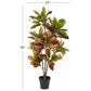 Maple and Jade 49" Artificial Foliage in Green, Red, Brown and White, , large