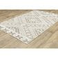 Oriental Weavers Tangier TAN03 6"7" x 9"6" Beige Area Rug, , large