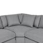 Blue River Ciara 3-Piece Stationary Sectional Sofa in Slate Gray, , large