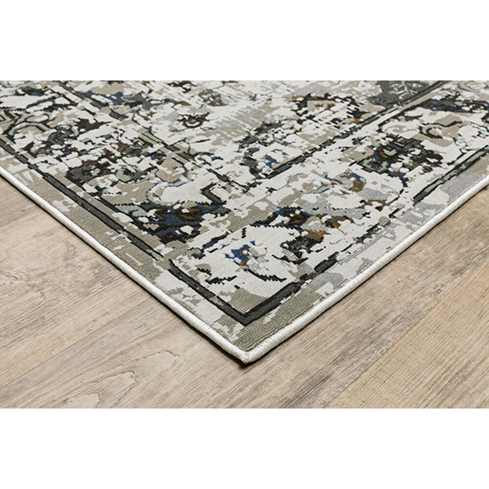 Oriental Weavers Gemini Oriental 9&#39;10&quot; x 12&#39;10&quot; Charcoal Area Rug, , large