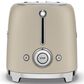 SMEG Retro-Style 2-Slice Toaster in Matte Moonlight and Polished Chrome, , large