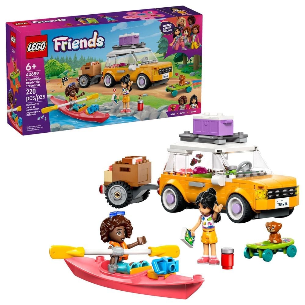 LEGO Friendship Road-Trip Travel Car Building Set, , large