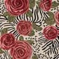 L&R Resources Sinuous Rose Garden 6" Round Multicolor Area Rug, , large