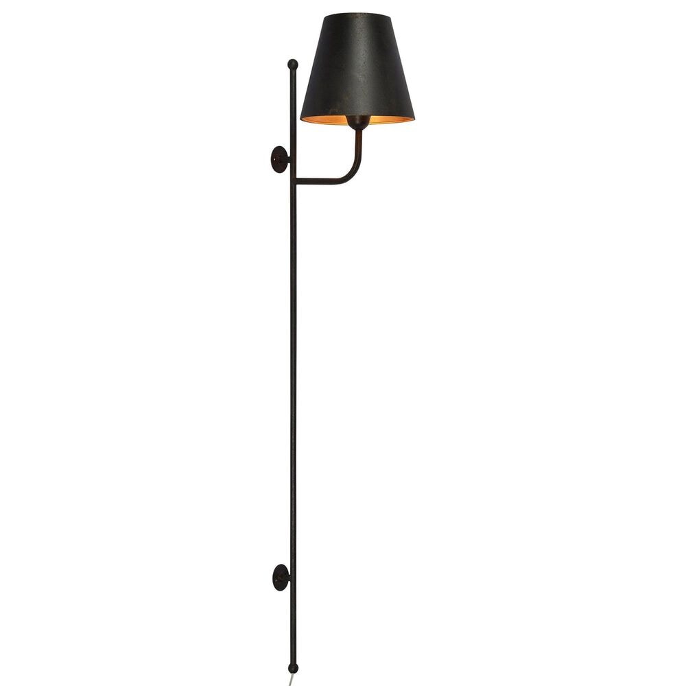 Southern Lighting 1-Light Plug-In Wall Sconce in Black, , large