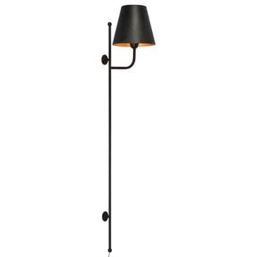 Southern Lighting 1-Light Plug-In Wall Sconce in Black, , large