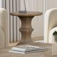 Belle Furnishings Artisan Home Round Chairside Table in Sienna Stone, , large