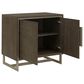 Drew and Jonathan Home Boulevard Door Chest in Dark Brown and Soft Champagne, , large