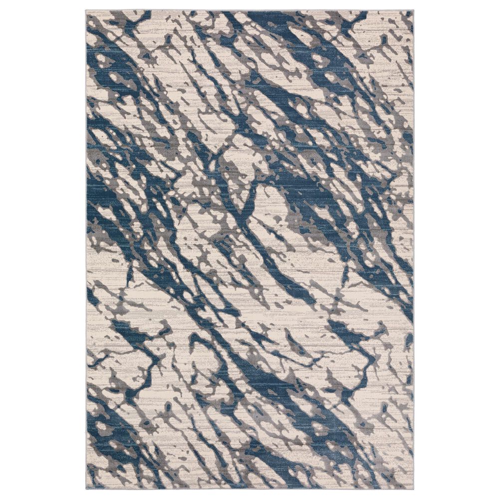 Dalyn Rug Company Cascina CC3IN 2'3" x 7'5" Indigo Runner, , large