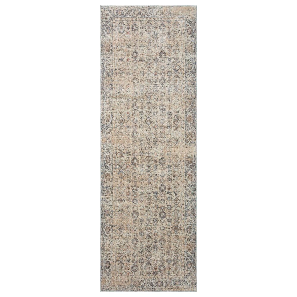 Angela Rose Blake 2"7" x 10" Beige and Denim Runner, , large