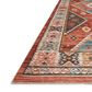 Loloi II Zion ZIO-05 5" x 7"6" Red and Multicolor Area Rug, , large