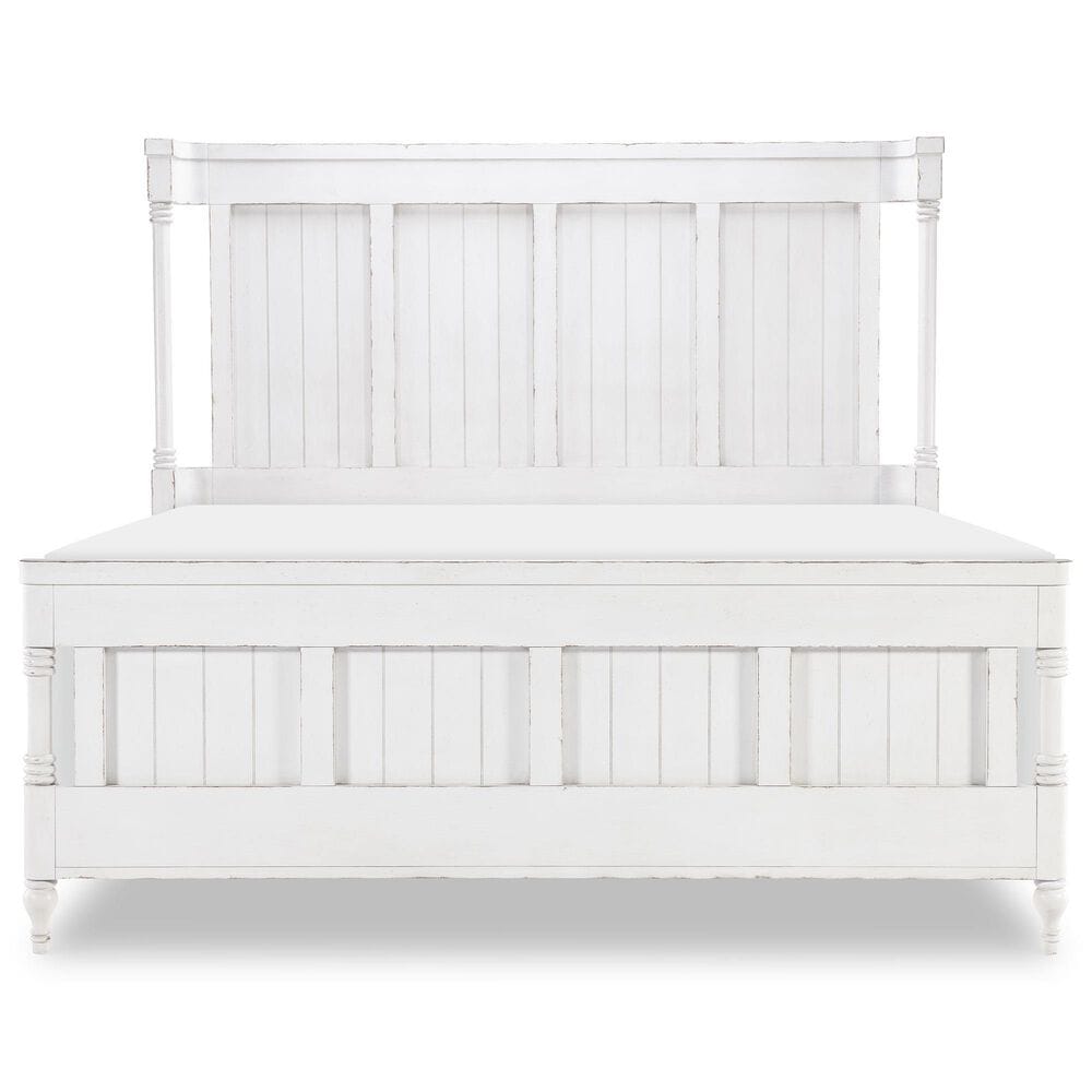 LEGAC Vintage Market Queen Shelter Bed in Picket Fence, , large