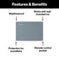 Furrion Aurora 75" Partial-Sun Premier 4K LED - Outdoor Smart TV with Weather Resistant Cover in Black, , large