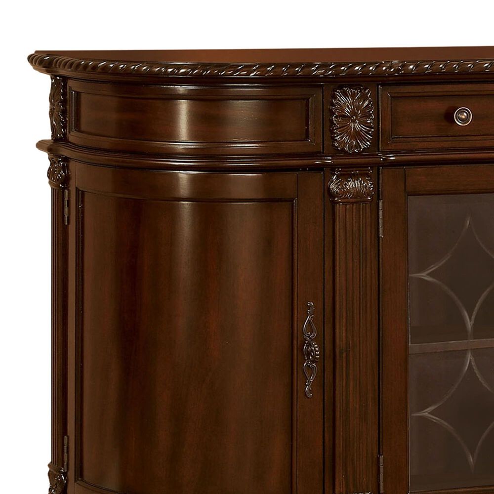 Furniture of America Watson Multi-Storage Buffet in Brown Cherry, , large