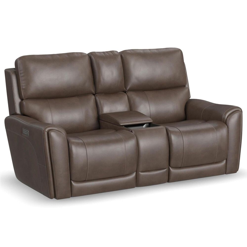 Oxford Furniture Carter 3-Piece Power Reclining Living Room Set in Cappuccino, , large
