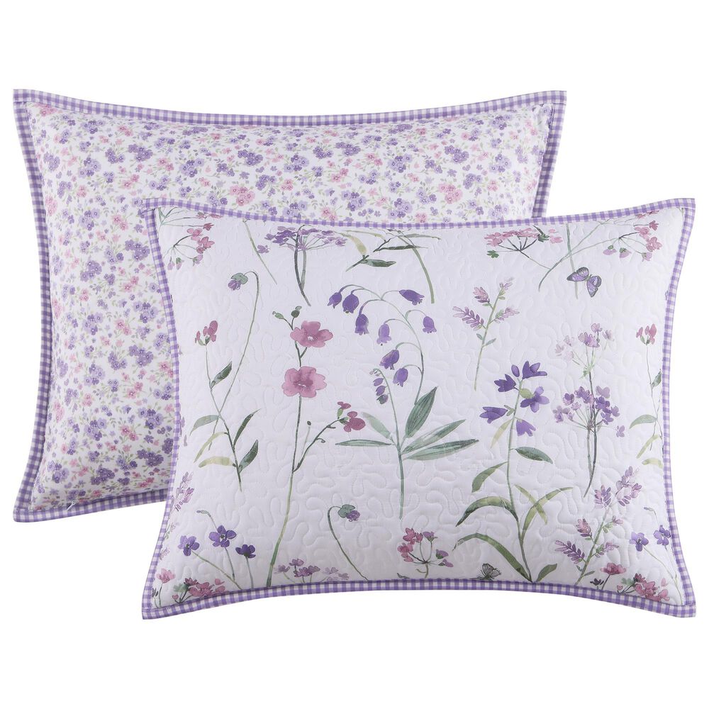 J. Queen New York Nola 3-Piece King/California King Quilt Set in Lilac, , large