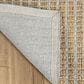 L&R Resources Natural Fiber Geometric 5" x 7"9" Gray Area Rug, , large