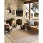 Loloi Easton Ivory and Wheat 7"10" x 10" Indoor/Outdoor Area Rug, , large