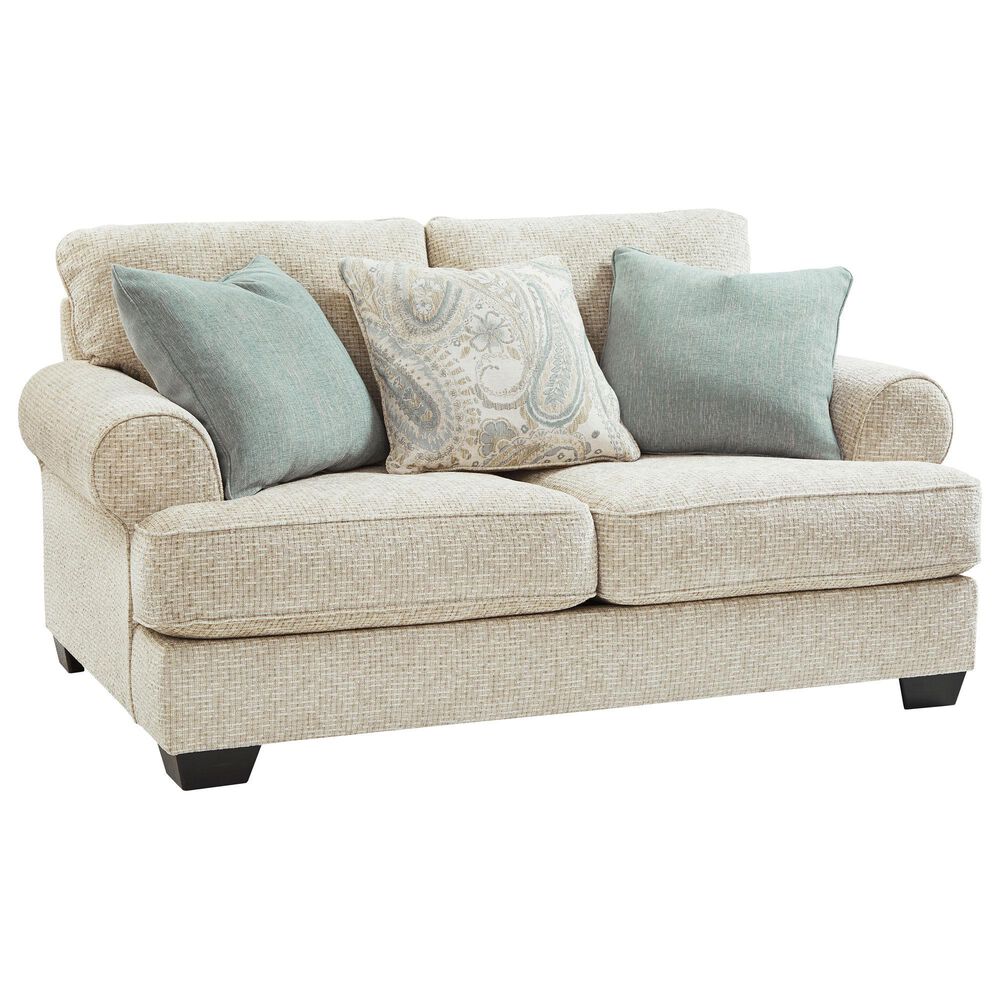 Ashley Monaghan Stationary Loveseat in Sandstone, , large