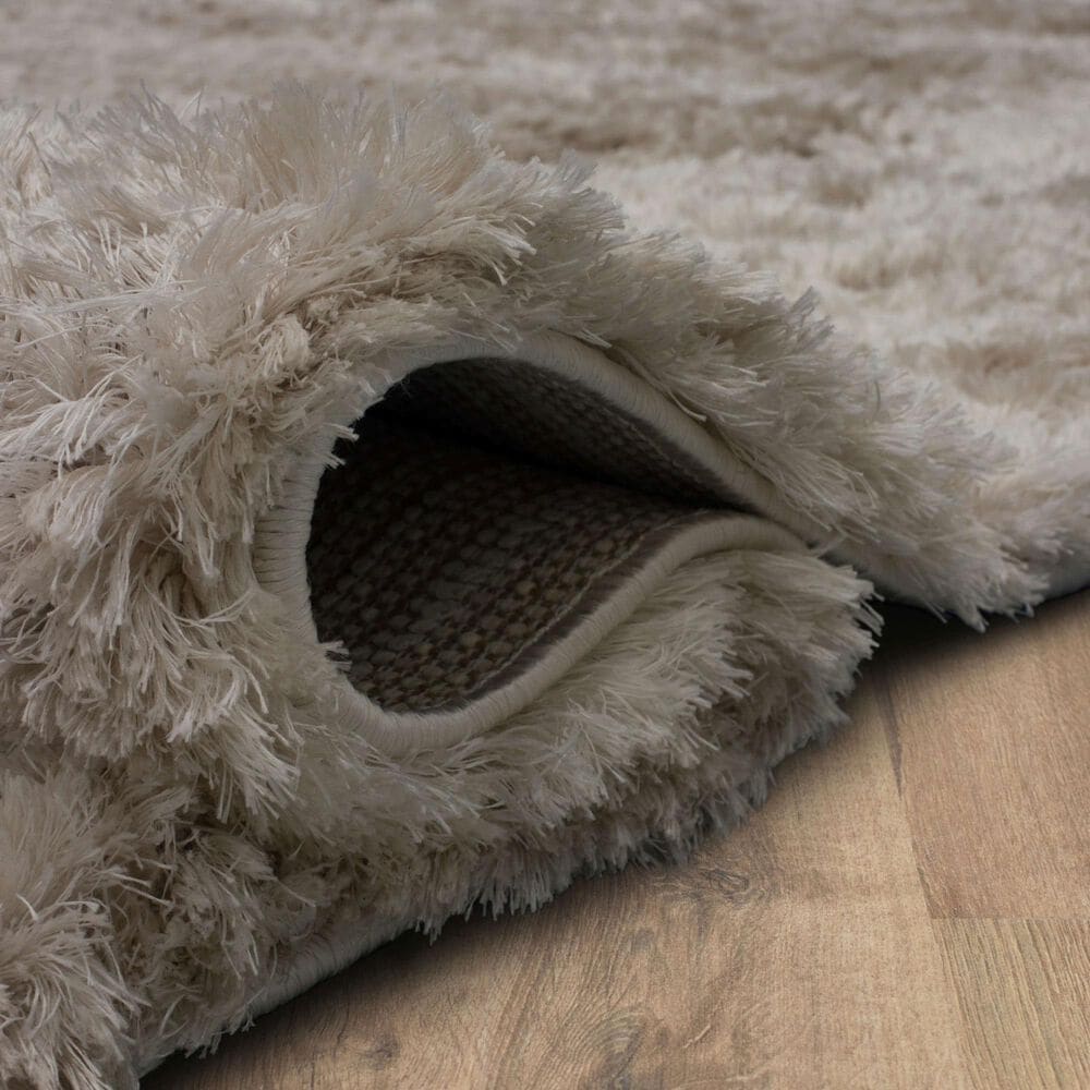 Karastan Billow Shag 5&#39;3&quot; x 8&#39; Taupe Area Rug, , large