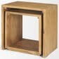 Mercana Alanna 2-Piece Nesting Accent Table Set in Brown, , large